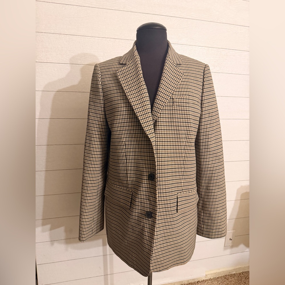 Rebecca Taylor Plaid Boyfriend Blazer - Picture 7 of 8